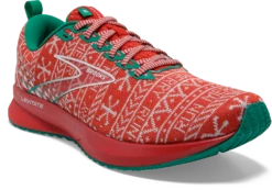 BROOKS Men’s Levitate 5 “Run Merry” (634 - Red/White/Green) -Fashion Shoes E88F7B75 7A84 42F4 84E2 E20A7ACA8D53